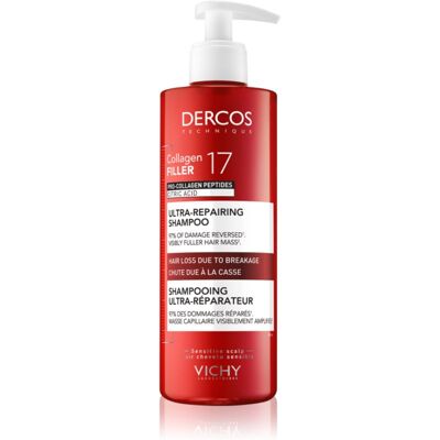 Vichy Dercos Collagen Filler 17 szampon głęboko regenerujący przeciw łamliwości włosów 400 ml Vichy Dercos Collagen Filler 17 szampon głęboko regenerujący przeciw łamliwości włosów 400 ml