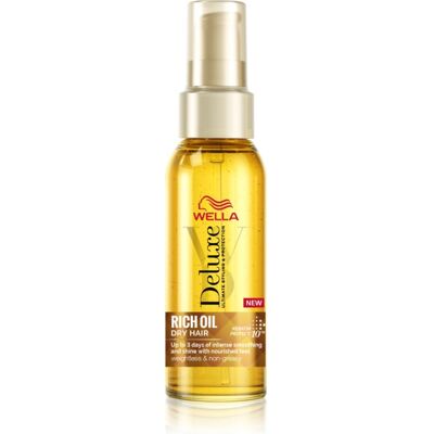 Wella Deluxe Rich Oil - Odżywczy Olej do Suchych Włosów - Olej do Włosów Wella Deluxe Rich Oil - Odżywczy Olej do Suchych Włosów - Olej do Włosów