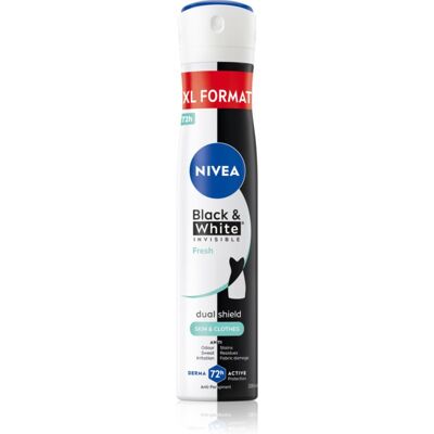 Nivea Black & White Invisible Fresh + Antibacterial - Dezodorant w sprayu - 200ml Nivea Black & White Invisible Fresh + Antibacterial - Dezodorant w sprayu - 200ml