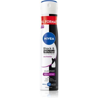 NIVEA Black & White Authentic antyperspirant w sprayu 72 godz. 200 ml NIVEA Black & White Authentic antyperspirant w sprayu 72 godz. 200 ml