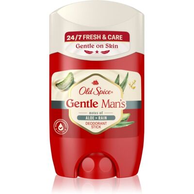 Old Spice Gentle Man's Aloe & Rain dezodorant w sztyfcie bez dodatku soli aluminium 50 ml Old Spice Gentle Man's Aloe & Rain dezodorant w sztyfcie bez dodatku soli aluminium 50 ml