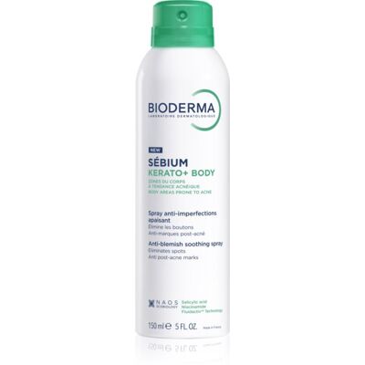 Bioderma Sébium Kerato+ Body spray do ciała przeciw trądzikowi, zaczerwienieniom i bliznom po trądzikowi 150 ml Bioderma Sébium Kerato+ Body spray do ciała przeciw trądzikowi, zaczerwienieniom i bliznom po trądzikowi 150 ml
