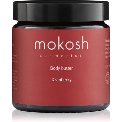 Mokosh Cranberry odżywcze masło do ciała 120 ml Mokosh Cranberry odżywcze masło do ciała 120 ml