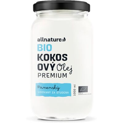 Allnature Kokosový olej Premium 1000 ml - Olej kokosowy Allnature Kokosový olej Premium 1000 ml - Olej kokosowy