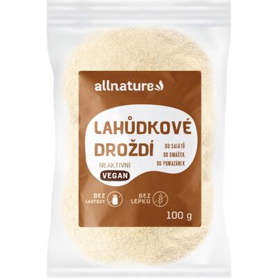 Allnature Płatki drożdżowe nieaktywne przyprawa produkt wegański 100 g Allnature Płatki drożdżowe nieaktywne przyprawa produkt wegański 100 g