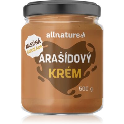 Allnature Krem orzeszków ziemnych z mleczną czekoladą - Smarowidło Allnature Krem orzeszków ziemnych z mleczną czekoladą - Smarowidło