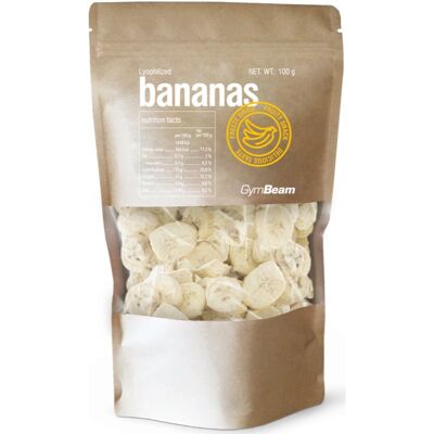GymBeam Lyophilized Bananas owoce liofilizowane 100 g GymBeam Lyophilized Bananas owoce liofilizowane 100 g
