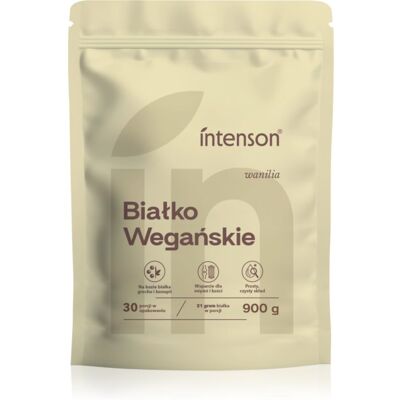 Intenson Białko Wegańskie białko roślinne bez dodatku cukru smak Vanilla 900 g Intenson Białko Wegańskie białko roślinne bez dodatku cukru smak Vanilla 900 g