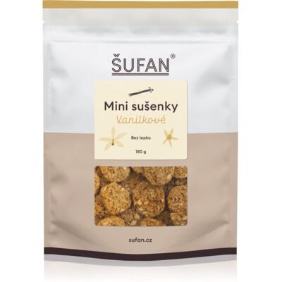 Šufan Mini ciasteczka Waniliowe herbatniki Bezglutenowy 180 g Šufan Mini ciasteczka Waniliowe herbatniki Bezglutenowy 180 g