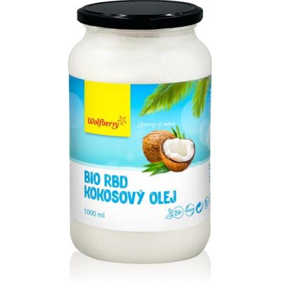 Organiczny RBD Olej Kokosowy Wolfberry - 1000ml Organiczny RBD Olej Kokosowy Wolfberry - 1000ml