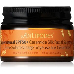 Antipodes Supernatural SPF50+ Ceramide Silk Facial Sunscreen ochronny krem do twarzy z ceramidami SPF 50+ 15 ml Antipodes Supernatural SPF50+ Ceramide Silk Facial Sunscreen ochronny krem do twarzy z ceramidami SPF 50+ 15 ml