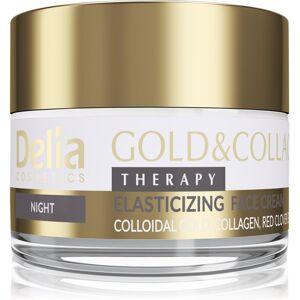 Delia Cosmetics Gold & Collagen Therapy Krem Nocny - Krem Nocny Delia Cosmetics Gold & Collagen Therapy Krem Nocny - Krem Nocny