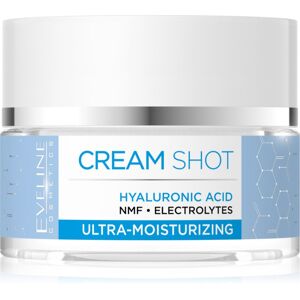 Eveline Cosmetics Cream Shot Hyaluronic Acid krem intensywnie nawilżający do skóry suchej i bardzo suchej 50 ml