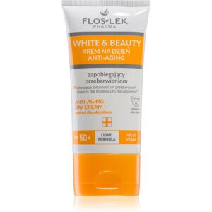 FlosLek Pharma White & Beauty krem na dzień przeciw przebarwieniom SPF 50+ 30 ml FlosLek Pharma White & Beauty krem na dzień przeciw przebarwieniom SPF 50+ 30 ml