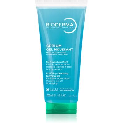 Bioderma Sébium Gel Moussant żel oczyszczający do skóry tłustej i mieszanej 200 ml Bioderma Sébium Gel Moussant żel oczyszczający do skóry tłustej i mieszanej 200 ml