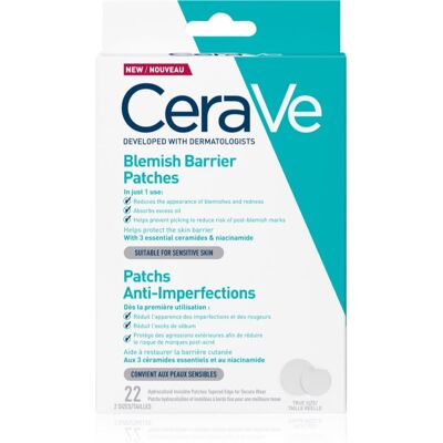 CeraVe Blemish Control Barrier Patches plastry dla skóry problematycznej przeciw trądzikowi 22 szt. CeraVe Blemish Control Barrier Patches plastry dla skóry problematycznej przeciw trądzikowi 22 szt.