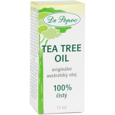 Olej z drzewa herbacianego Dr. Popov - 100% Naturalny, Pielęgnacja Skóry, 11ml Olej z drzewa herbacianego Dr. Popov - 100% Naturalny, Pielęgnacja Skóry, 11ml