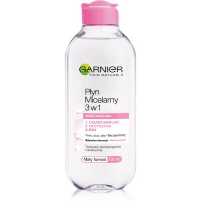 Garnier Micellar woda micelarna dla cery wrażliwej 200 ml Garnier Micellar woda micelarna dla cery wrażliwej 200 ml