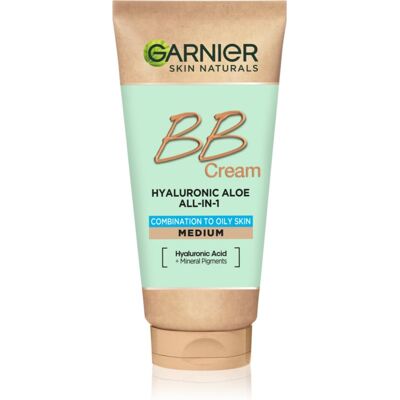 Garnier Aloe Hyaluronic All-In-1 BB Krem - Nawilżająca BB do tłustej skóry Garnier Aloe Hyaluronic All-In-1 BB Krem - Nawilżająca BB do tłustej skóry
