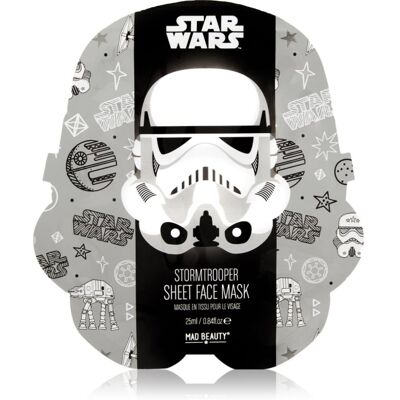MAD Beauty Star Wars Storm Trooper maska nawilżająca w płacie z ekstraktem z zielonej herbaty 25 ml MAD Beauty Star Wars Storm Trooper maska nawilżająca w płacie z ekstraktem z zielonej herbaty 25 ml
