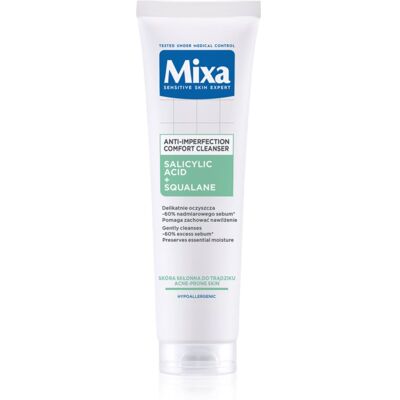 Mixa Anti-Imperfection Comfort Cleanser oczyszczający żel do twarzy przeciw niedoskonałościom skóry trądzikowej 150 ml Mixa Anti-Imperfection Comfort Cleanser oczyszczający żel do twarzy przeciw niedoskonałościom skóry trądzikowej 150 ml