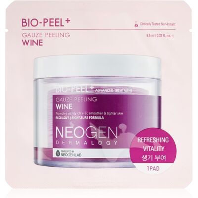 Neogen Dermalogy Bio-Peel+ Gauze Peeling Wine - Płatki złuszczające do minimalizacji porów Neogen Dermalogy Bio-Peel+ Gauze Peeling Wine - Płatki złuszczające do minimalizacji porów
