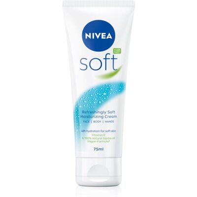 Nivea Soft Nawilżający Krem - 75ml Różne Warianty Nivea Soft Nawilżający Krem - 75ml Różne Warianty