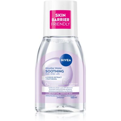 NIVEA Micellar Soothing oczyszczający płyn micelarny dla cery wrażliwej 100 ml NIVEA Micellar Soothing oczyszczający płyn micelarny dla cery wrażliwej 100 ml