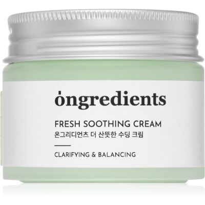 Ongredients Fresh Soothing Cream lekki, żelowy krem nawilżający 50 ml Ongredients Fresh Soothing Cream lekki, żelowy krem nawilżający 50 ml