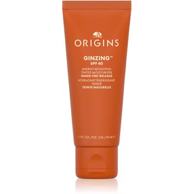 Origins GinZing™ Energy-Boosting Tinted Moisturizer krem na dzień z efektem rewitalizującym SPF 40 odcień 1 50 ml Origins GinZing™ Energy-Boosting Tinted Moisturizer krem na dzień z efektem rewitalizującym SPF 40 odcień 1 50 ml