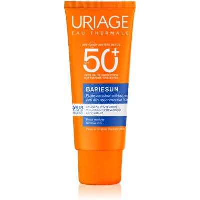 Uriage Bariésun Anti-Brown Spot Fluid SPF 50+ fluid ochronny z wysoką ochroną UV 40 ml Uriage Bariésun Anti-Brown Spot Fluid SPF 50+ fluid ochronny z wysoką ochroną UV 40 ml