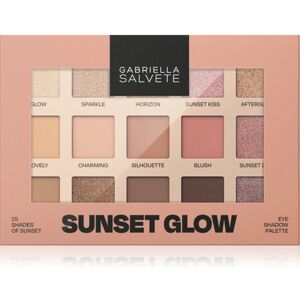 Gabriella Salvete Sunset Glow 15 Shades of Sunset paleta cieni do powiek 15 g Gabriella Salvete Sunset Glow 15 Shades of Sunset paleta cieni do powiek 15 g