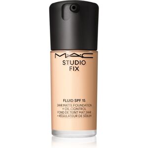 MAC Cosmetics Studio Fix Fluid SPF 15 24HR Matte Foundation + Oil Control podkład matujący SPF 15 odcień N10 30 ml MAC Cosmetics Studio Fix Fluid SPF 15 24HR Matte Foundation + Oil Control podkład matujący SPF 15 odcień N10 30 ml