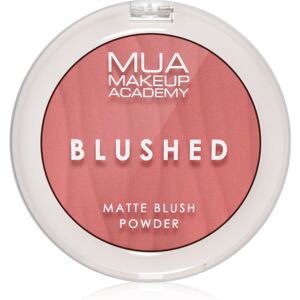 MUA Makeup Academy Blushed Powder Blusher pudrowy róż odcień Rouge Punch 5 g MUA Makeup Academy Blushed Powder Blusher pudrowy róż odcień Rouge Punch 5 g