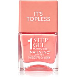 Nails Inc. It’s Topless lakier hybrydowy do paznokci dla długotrwałego efektu odcień Paloma Peach Creme 14 ml Nails Inc. It’s Topless lakier hybrydowy do paznokci dla długotrwałego efektu odcień Paloma Peach Creme 14 ml