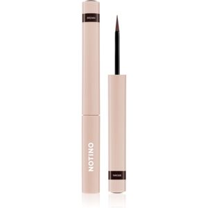 Notino Serum-Infused Lifeproof Eyeliner eyeliner w płynie na porost rzęs ze składnikami aktywnymi 02 Brown 1.7 ml Notino Serum-Infused Lifeproof Eyeliner eyeliner w płynie na porost rzęs ze składnikami aktywnymi 02 Brown 1.7 ml