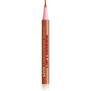 NYX Professional Makeup Lip Lingerie flamaster do ust dla długotrwałego efektu odcień 03 Barely There 1 ml NYX Professional Makeup Lip Lingerie flamaster do ust dla długotrwałego efektu odcień 03 Barely There 1 ml