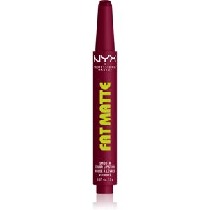 NYX Professional Makeup Fat Matte balsam do ust z efektem matującym Berry Smooth 2 g NYX Professional Makeup Fat Matte balsam do ust z efektem matującym Berry Smooth 2 g