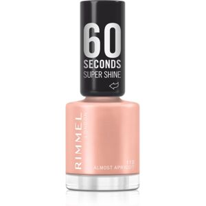 Rimmel 60 Seconds Super Shine lakier do paznokci odcień 112 Almost Apricot 8 ml Rimmel 60 Seconds Super Shine lakier do paznokci odcień 112 Almost Apricot 8 ml