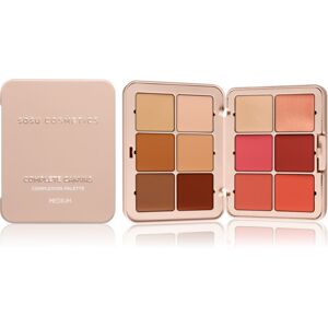 SOSU Cosmetics Complete Canvas Complexion Palette paleta wielofunkcyjna do twarzy odcień Medium 26.4 g SOSU Cosmetics Complete Canvas Complexion Palette paleta wielofunkcyjna do twarzy odcień Medium 26.4 g
