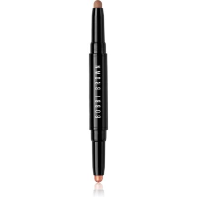 Bobbi Brown Long-Wear Dual-Ended Cream Shadow Stick cienie do powiek w kredce podwójne odcień Heat Ray / Biscotti 1.6 g Bobbi Brown Long-Wear Dual-Ended Cream Shadow Stick cienie do powiek w kredce podwójne odcień Heat Ray / Biscotti 1.6 g