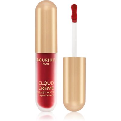 Bourjois Cloud Crème Velvet Matte intensywnie matująca szminka w płynie odcień 08 Chérie Cherry 3.1 ml Bourjois Cloud Crème Velvet Matte intensywnie matująca szminka w płynie odcień 08 Chérie Cherry 3.1 ml