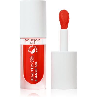 Bourjois Healthy Mix S.O.S Lip Oil olejek do ust o działaniu nawilżającym odcień 07 Glazing Red 4.5 g Bourjois Healthy Mix S.O.S Lip Oil olejek do ust o działaniu nawilżającym odcień 07 Glazing Red 4.5 g