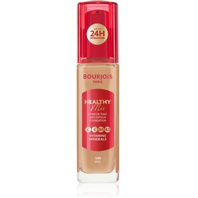 Bourjois Healthy Mix rozświetlający podkład nawilżający 24 godz. odcień 54N Beige 30 ml Bourjois Healthy Mix rozświetlający podkład nawilżający 24 godz. odcień 54N Beige 30 ml