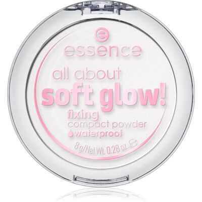 essence All About Soft Glow! utrwalający transparentny puder z efektem rozświetlającym 8 g essence All About Soft Glow! utrwalający transparentny puder z efektem rozświetlającym 8 g