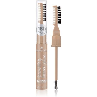 essence Brow Lift & Freeze transparentny żel do brwi odcień 02 Light Brown 7 ml essence Brow Lift & Freeze transparentny żel do brwi odcień 02 Light Brown 7 ml