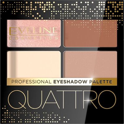 Eveline Cosmetics Quattro paleta cieni do powiek odcień 05 3,2 g Eveline Cosmetics Quattro paleta cieni do powiek odcień 05 3,2 g