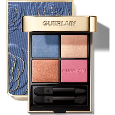 GUERLAIN Blooming Denim Ombres G paleta cieni do powiek edycja limitowana 396 Denim Blossom 6 g GUERLAIN Blooming Denim Ombres G paleta cieni do powiek edycja limitowana 396 Denim Blossom 6 g