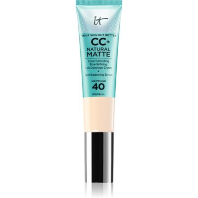 IT Cosmetics Your Skin But Better CC+ Naturalny Matowy Podkład SPF 40 - Podkład IT Cosmetics Your Skin But Better CC+ Naturalny Matowy Podkład SPF 40 - Podkład