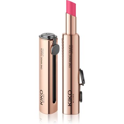 KIKO Milano One Magic Touch szminka półmatowa o działaniu nawilżającym odcień 08 Magenta 2.5 g KIKO Milano One Magic Touch szminka półmatowa o działaniu nawilżającym odcień 08 Magenta 2.5 g